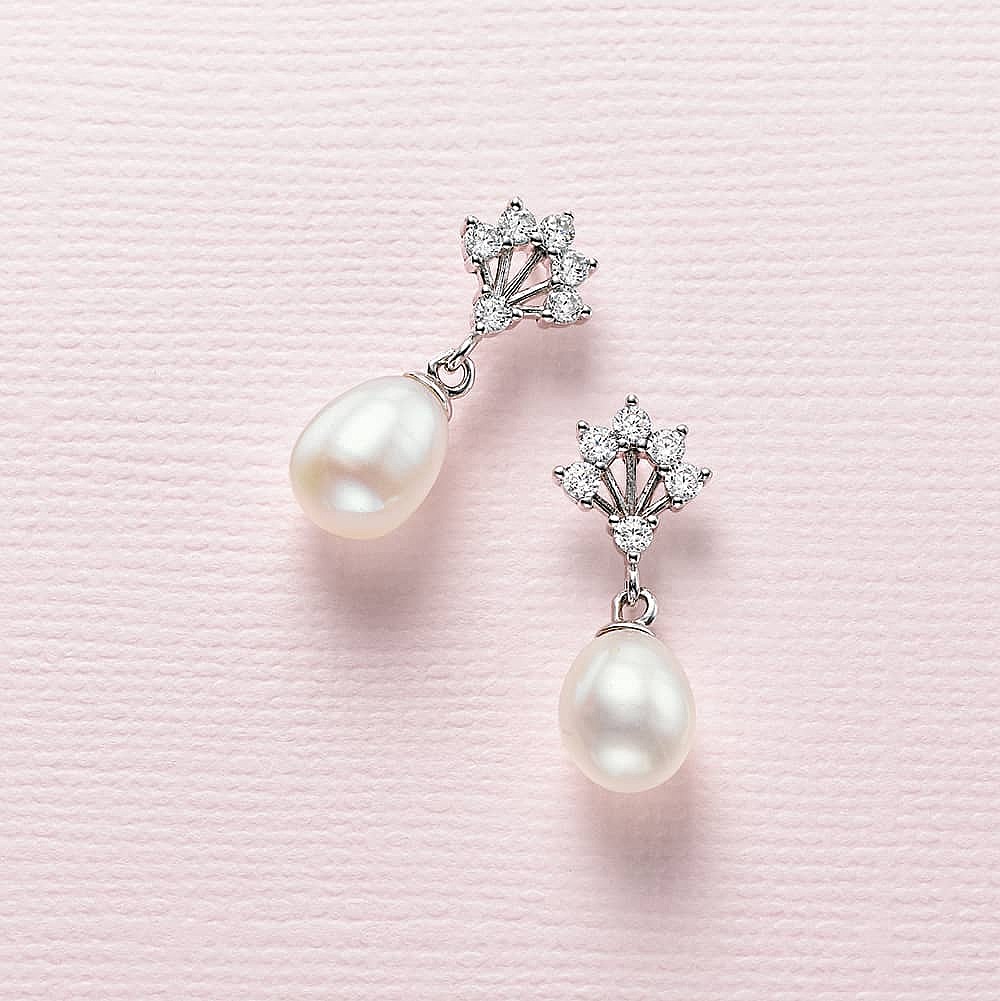 Damsel In Deco Pearl Earrings