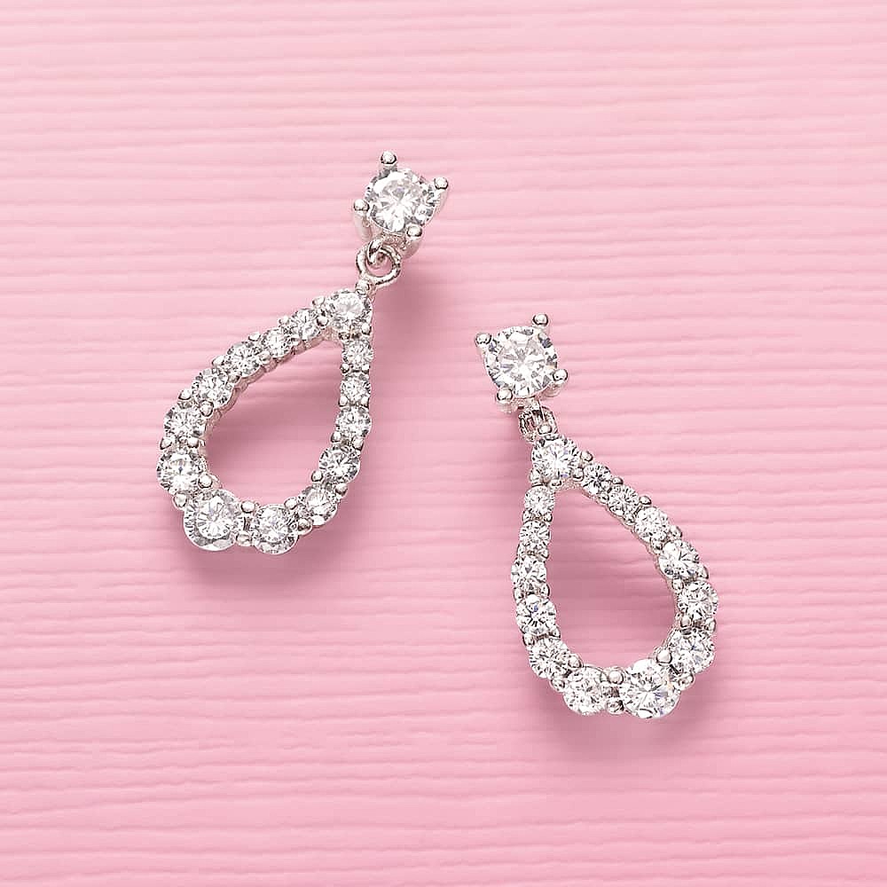 Drops of Light Silver Earrings
