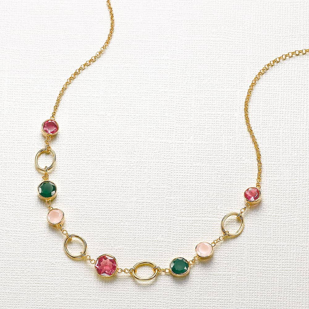 In Glowing Terms Gemstone Necklace