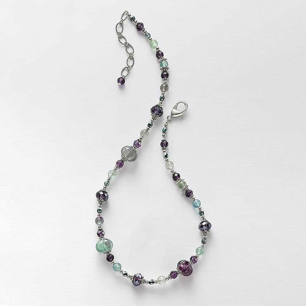 See Both Sides Fluorite Necklace