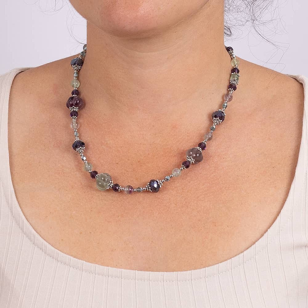See Both Sides Fluorite Necklace