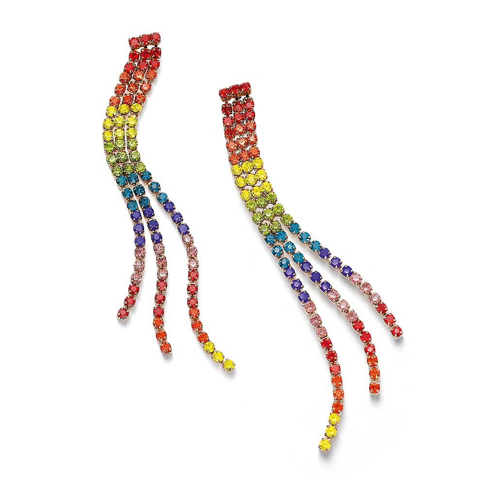 Chasing Rainbows Crystal Earrings