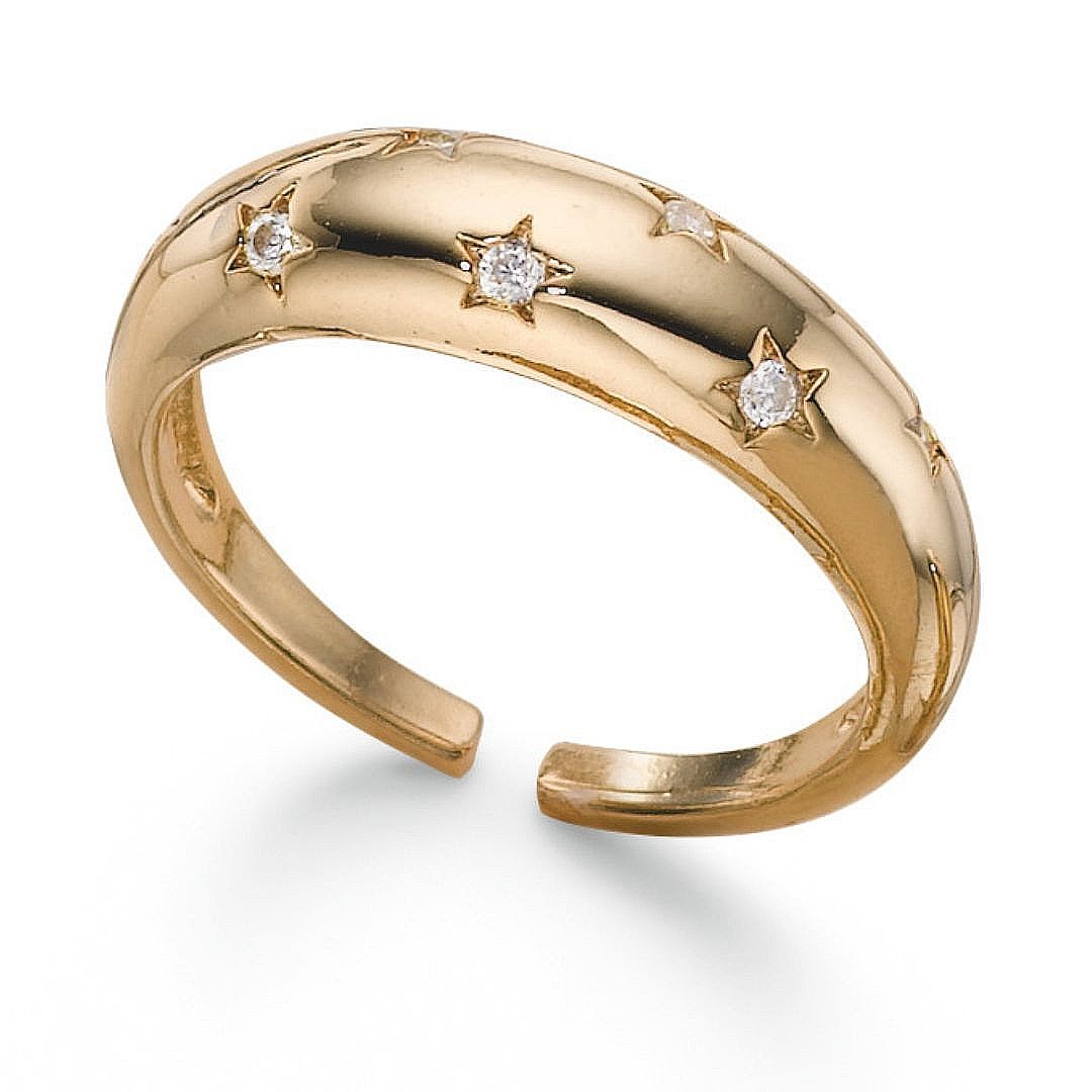 Twinkle of an Eye Gold-Plated Ring