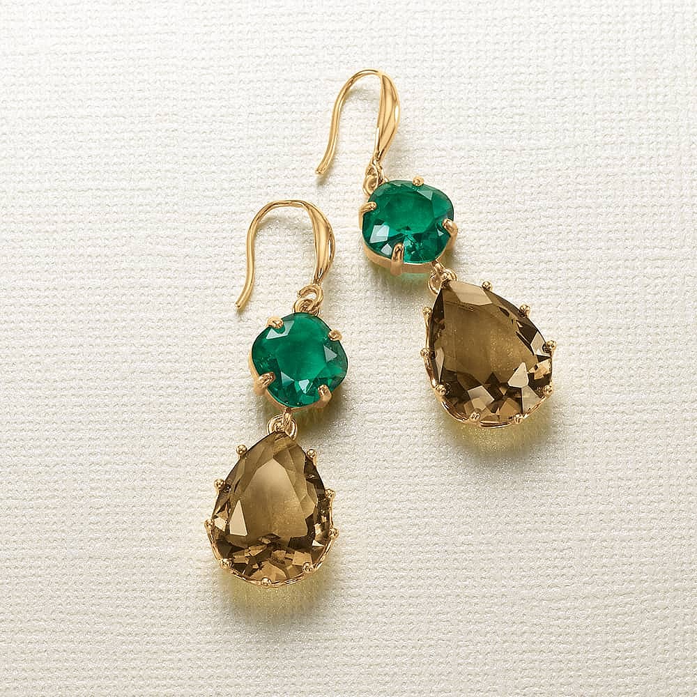 Smoke & Mirrors Crystal Earrings