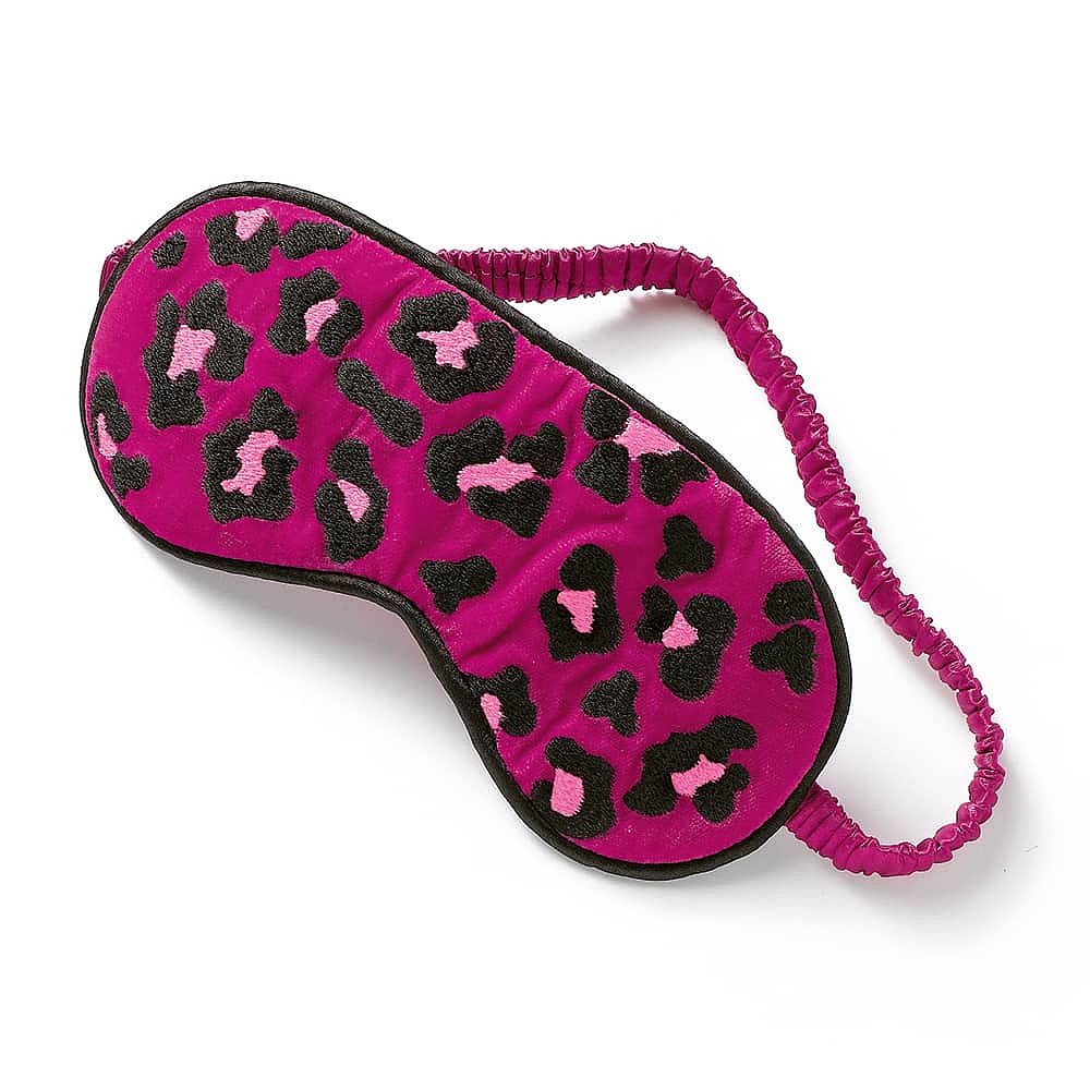 Lavishly Leopard Velvet Eye Mask