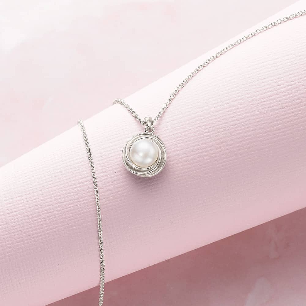 Promise of Pearl Silver Pendant