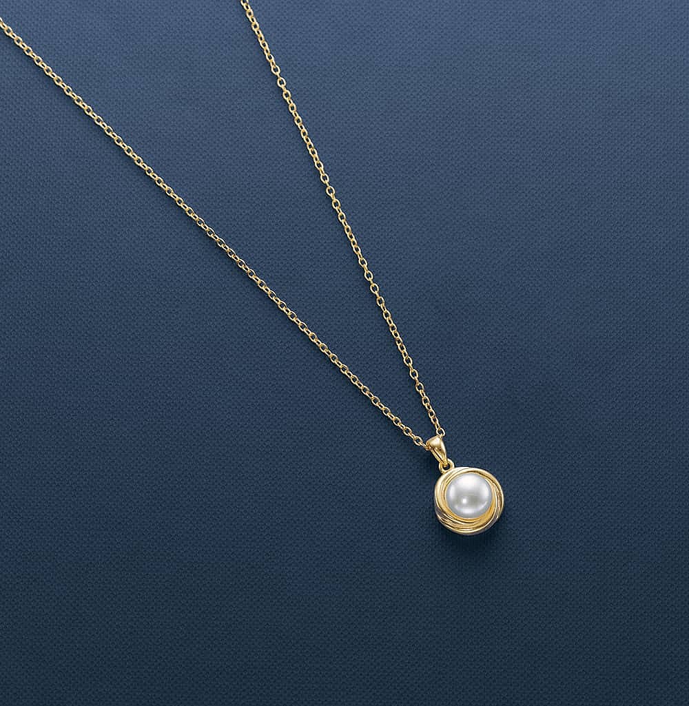 Promise of Pearl Gold-Plated Pendant