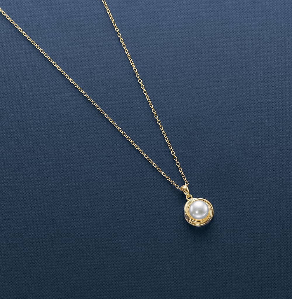 Promise of Pearl Gold-Plated Pendant