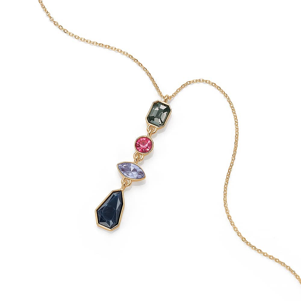 Plum Position Crystal Pendant