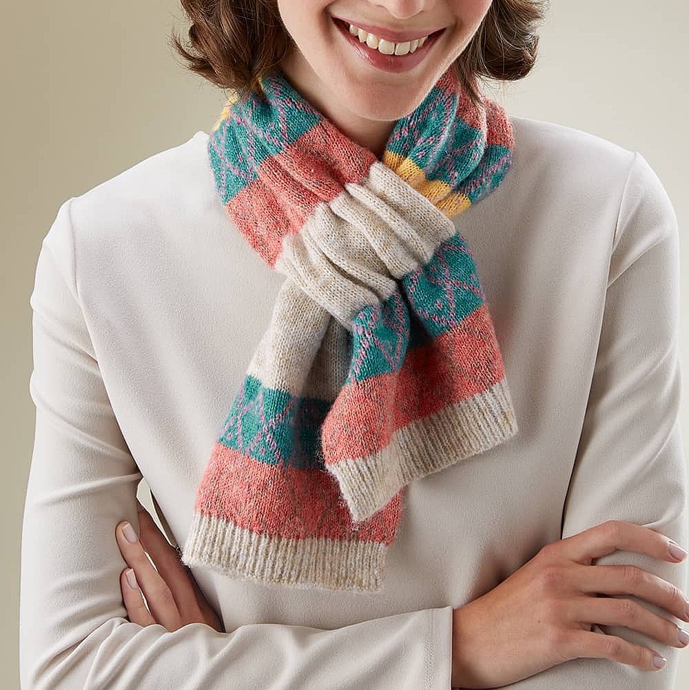 Festive Fairisle Scarf