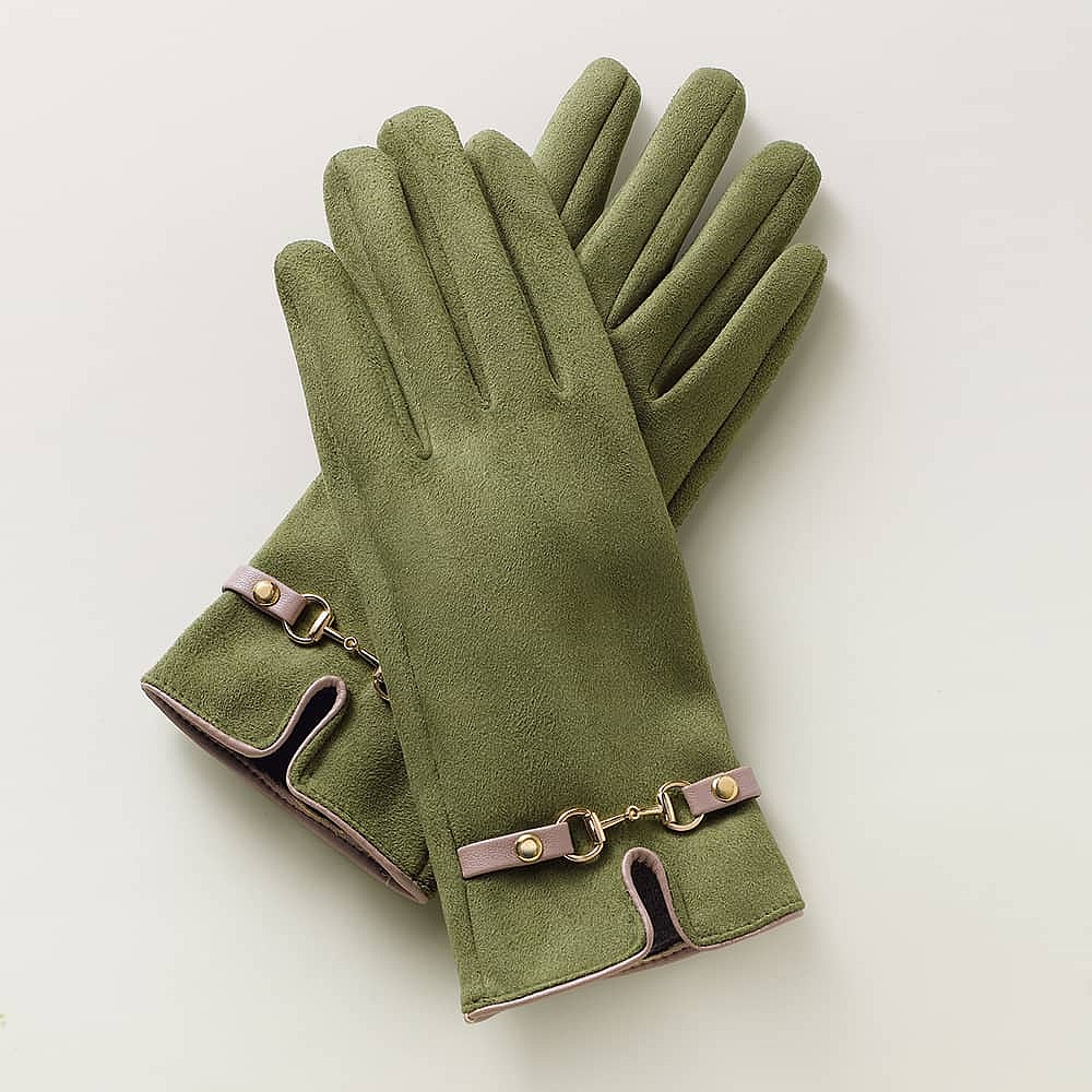 Seen In Green Gloves