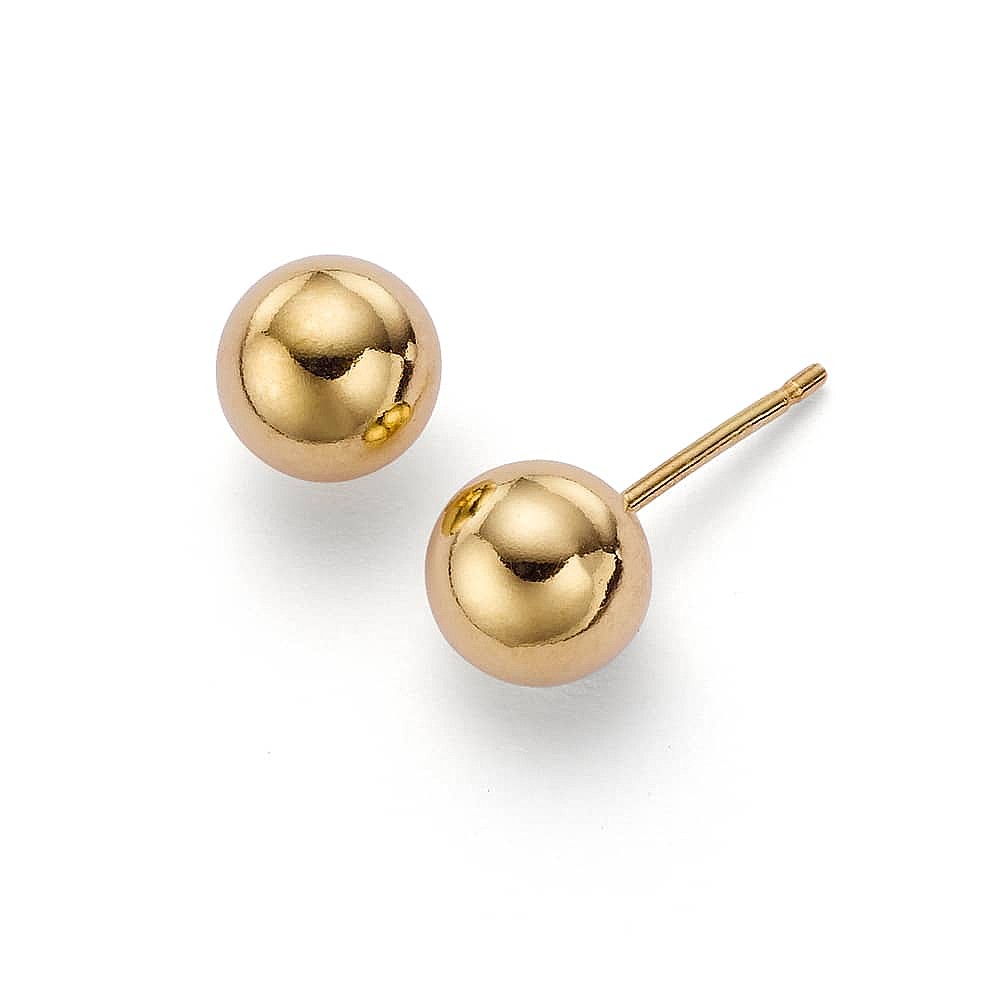 Polished Perfection Gold-Plated Stud Earrings