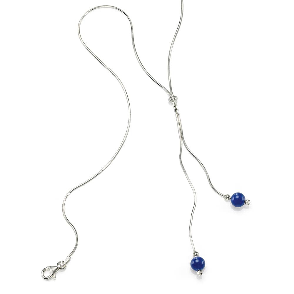 Punctuated With Blue Lapis Necklace