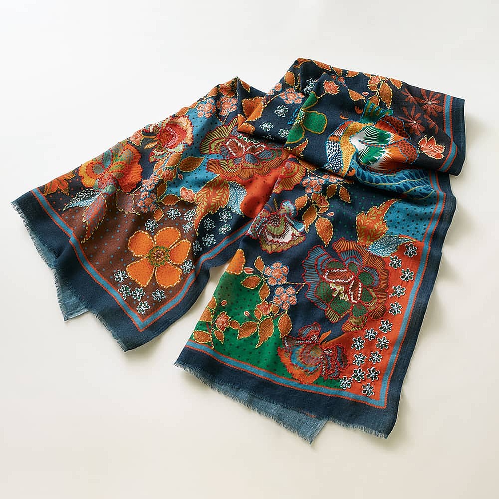 Burnished Blooms Scarf