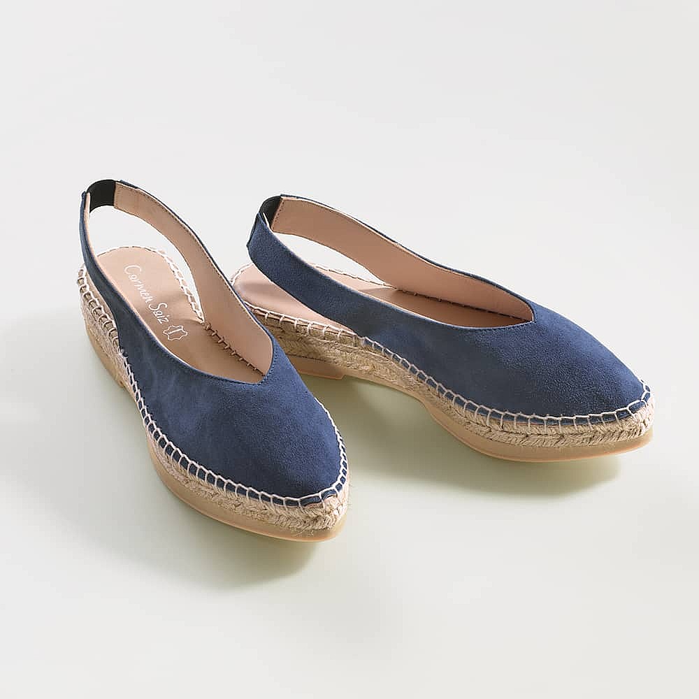 Serene Steps Navy Slingback Shoes 