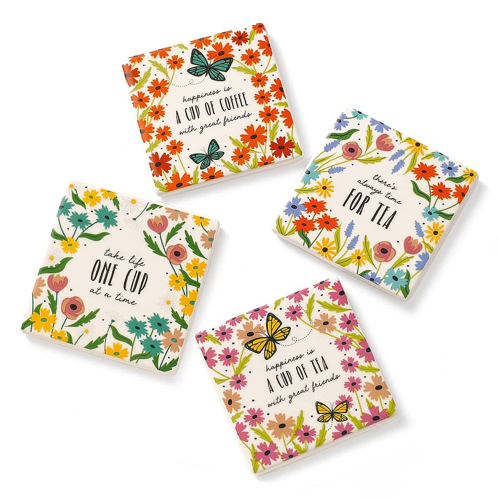 Fabulous Florals Set of Coasters