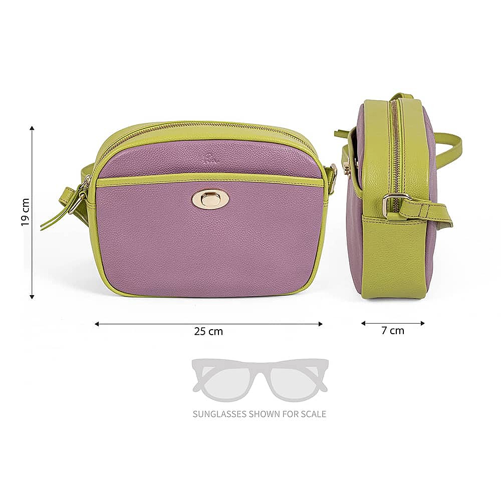 Get in the Groove Leather Cross-Body Bag