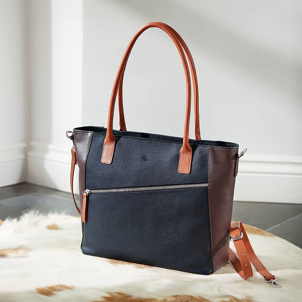 A Fine Line Leather Shoulder Bag