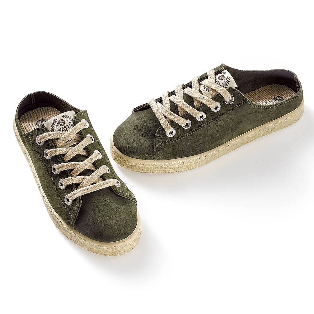 Olive Overtures Suede Slip-ons