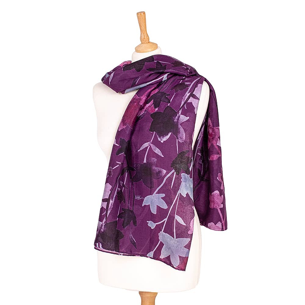 Perennially Purple Scarf