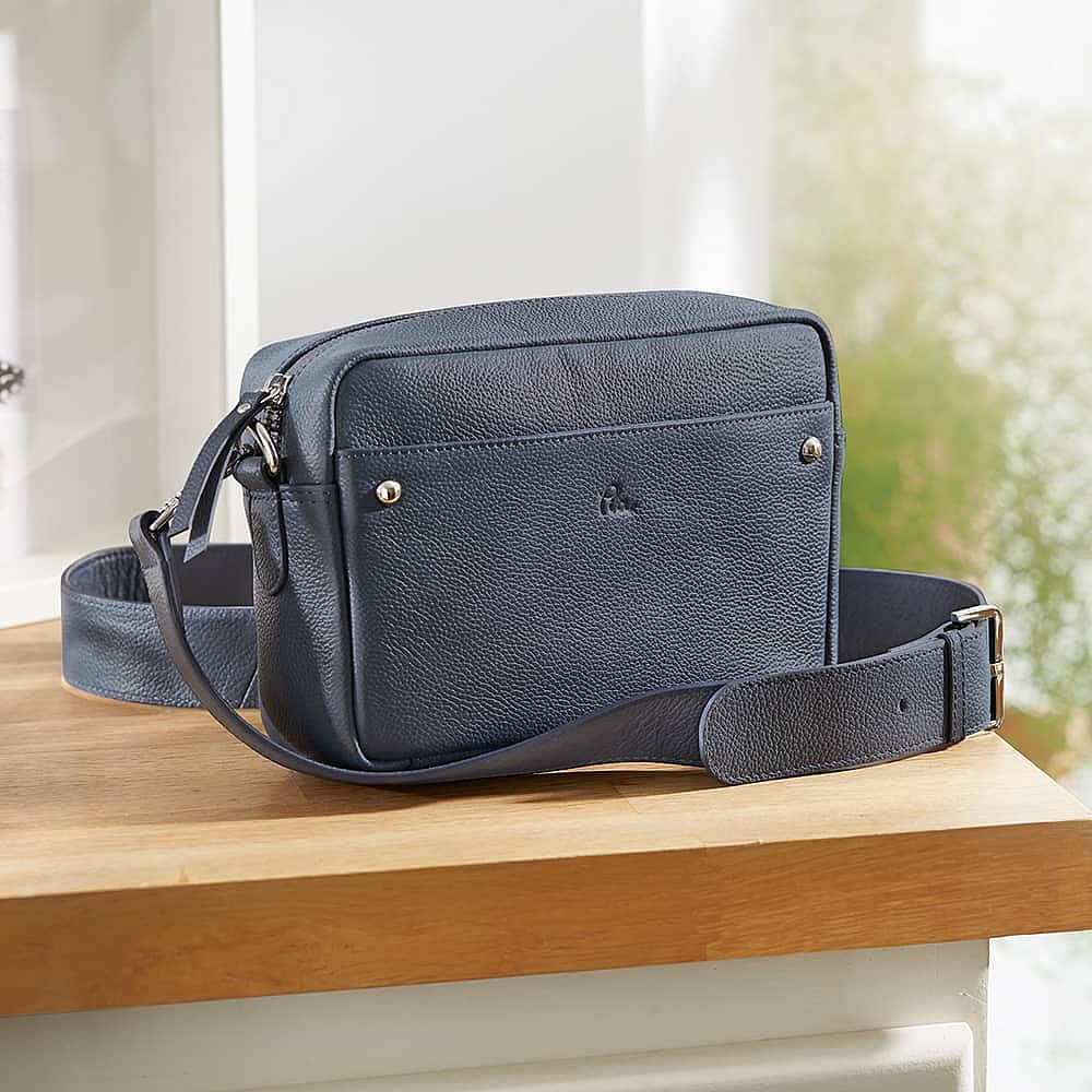 Denim Go Lightly Leather Cross-Body Bag