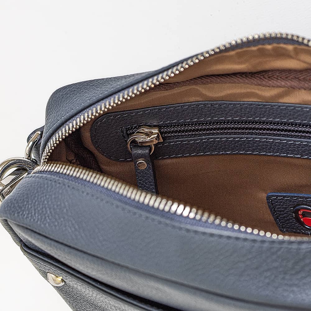 Denim Go Lightly Leather Cross-Body Bag