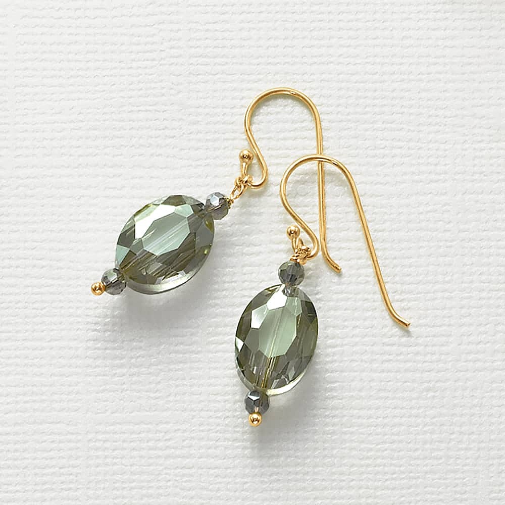 An Eye for Iridescence Crystal Earrings