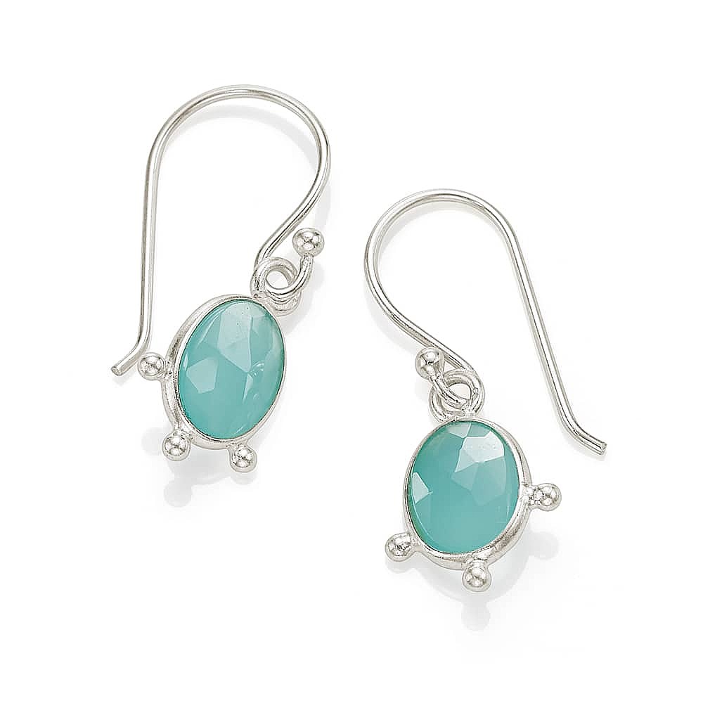 Aqua Isles Chalcedony Earrings