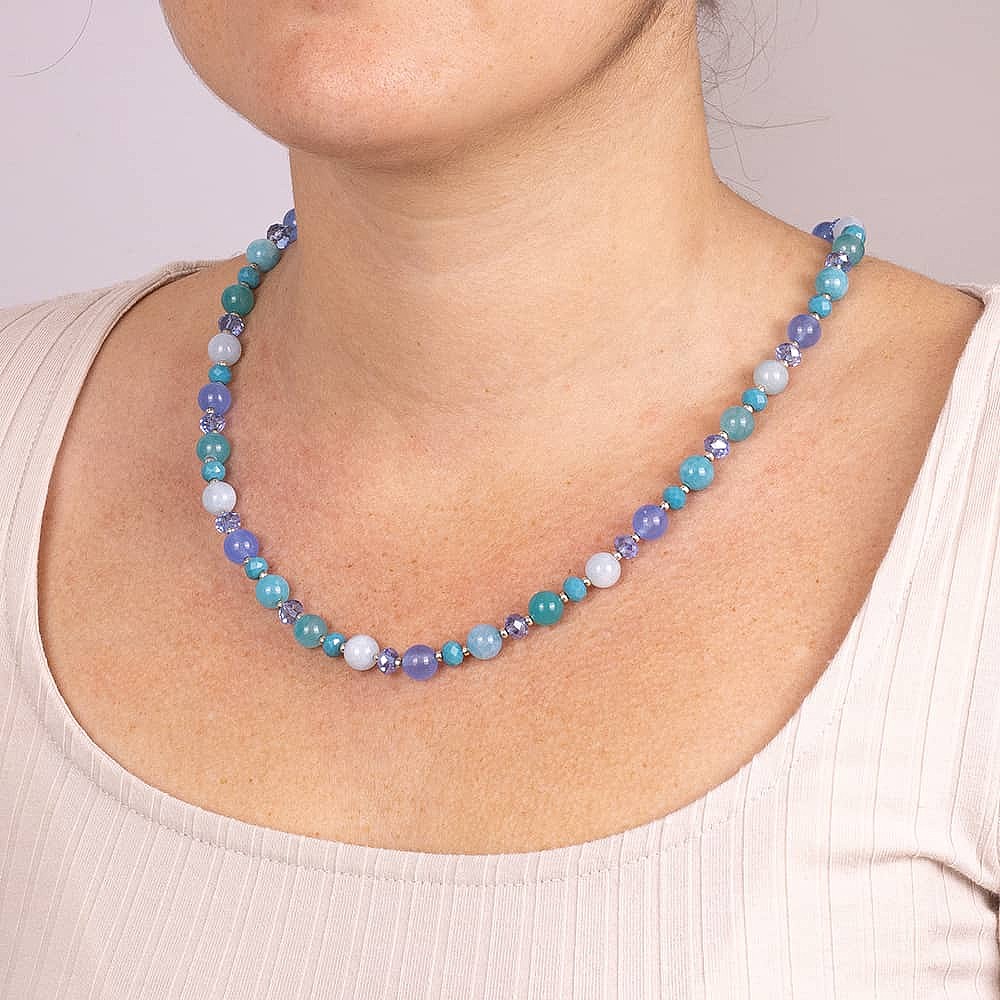 Lunar Blue Jade Necklace