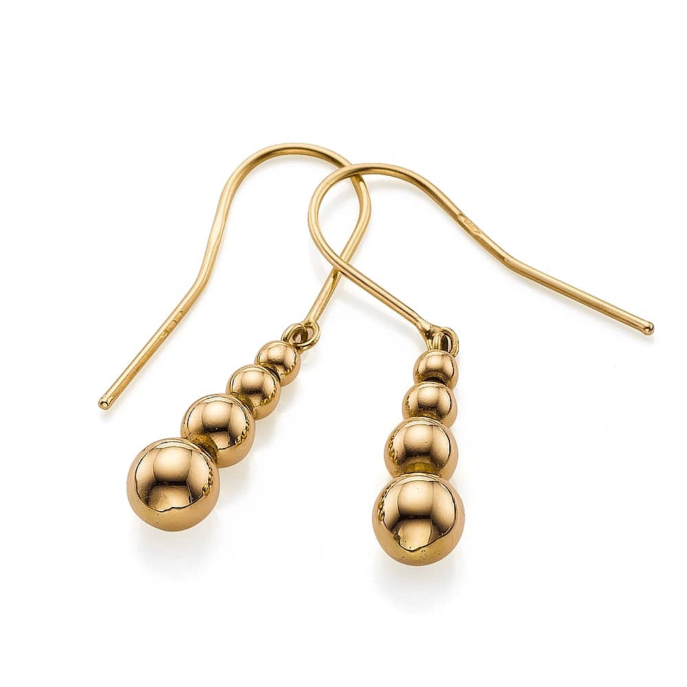 Forged in Elegance Gold Earrings