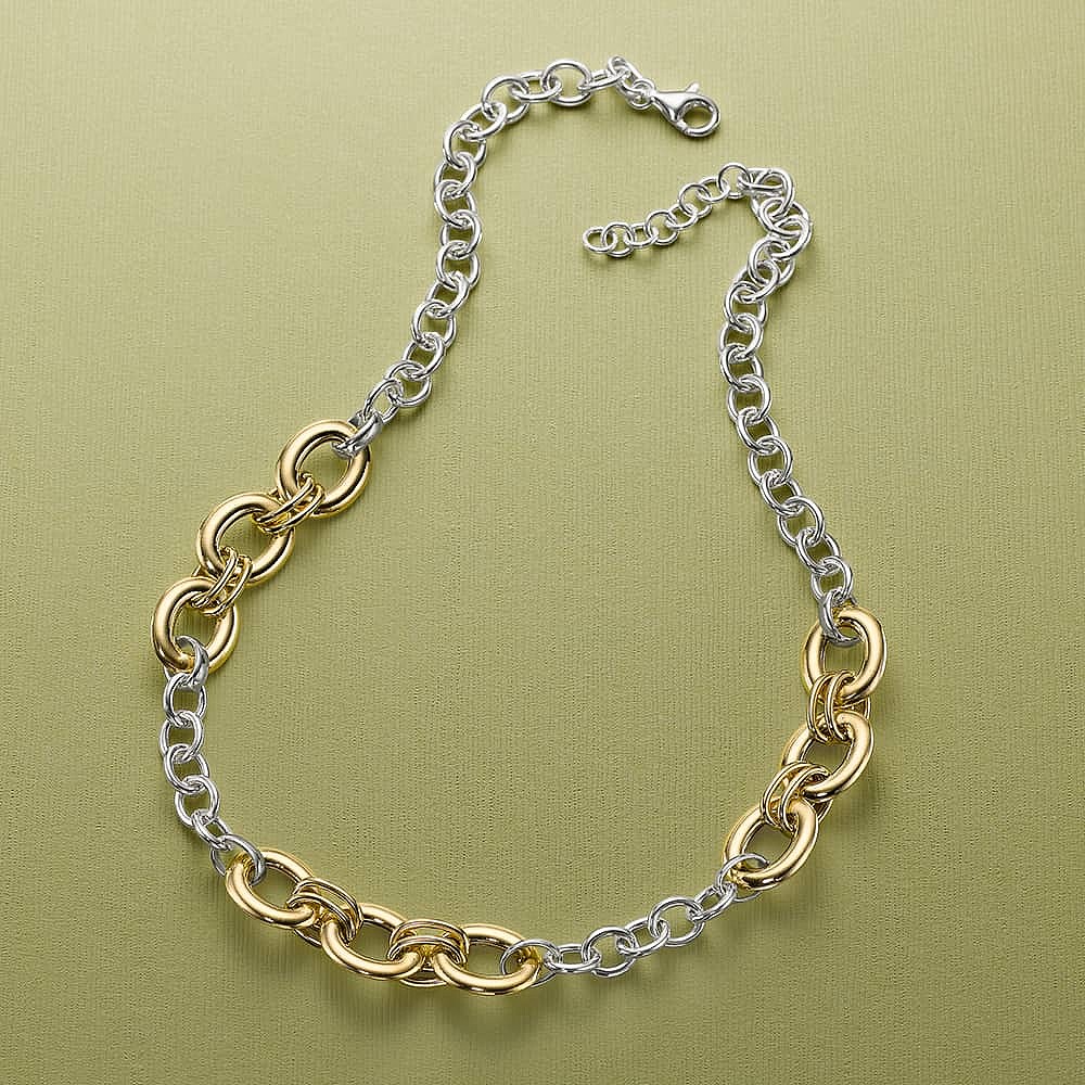 Affinity to Elegance Two-Tone Necklace