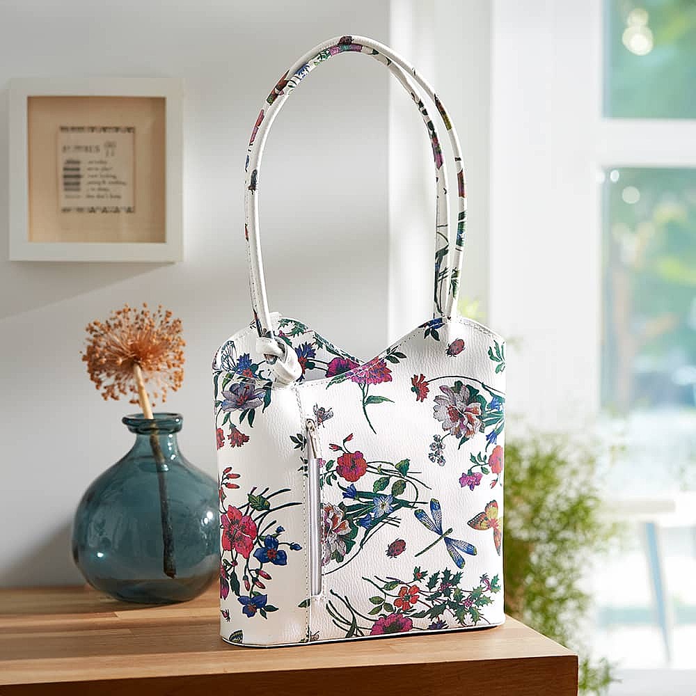 Floral Affair Leather Bag