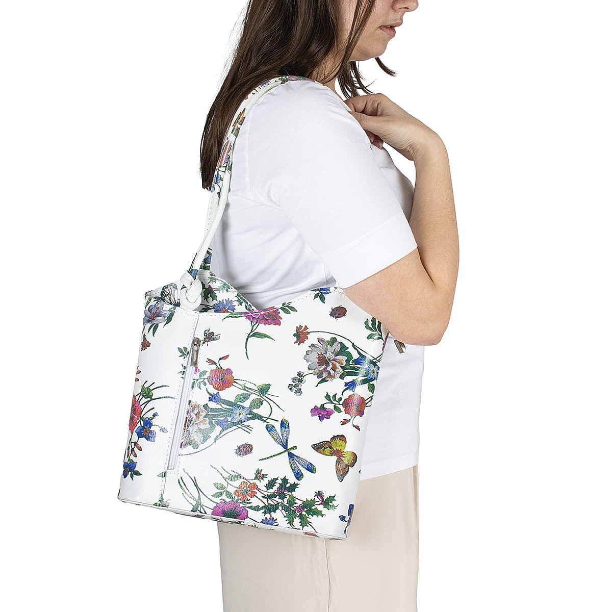 Floral Affair Leather Bag