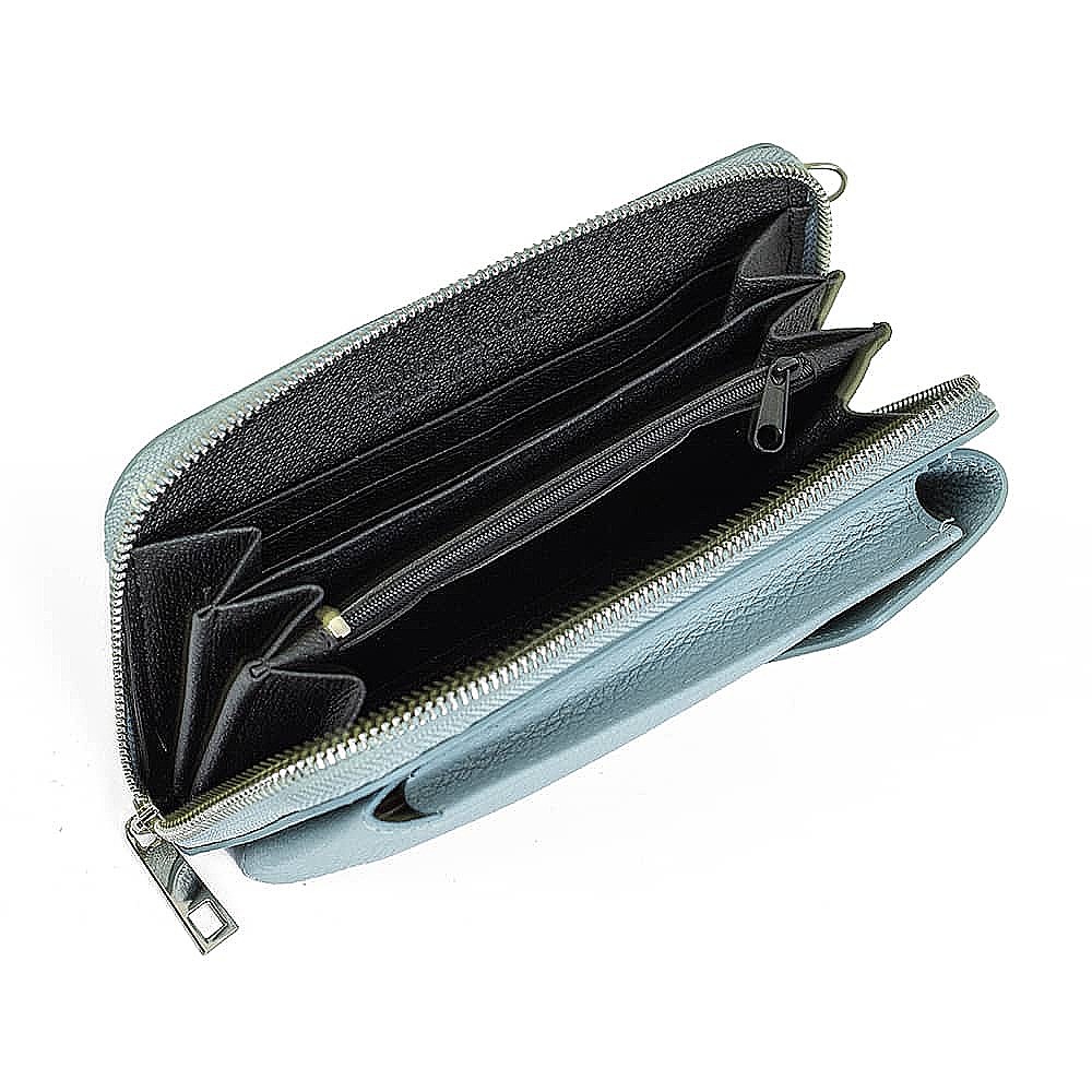 Walk this Way Pale Blue Cross-Body Bag