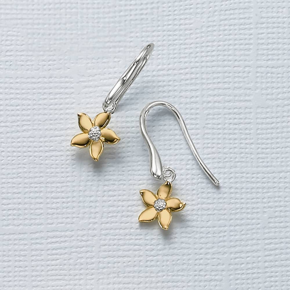 Fragrant Flora Gold-plated Earrings