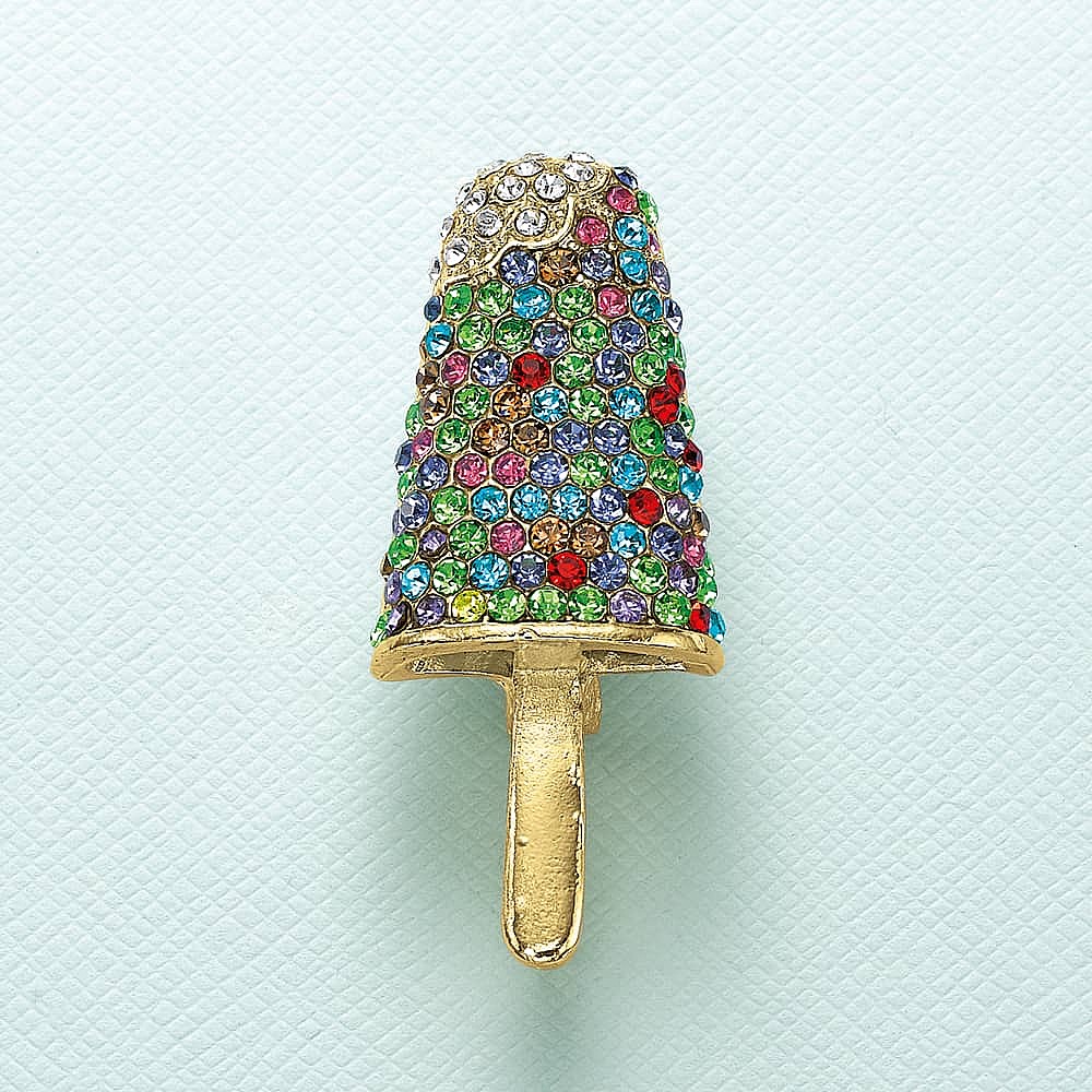 Taste of Summer Ice Lolly Crystal Brooch