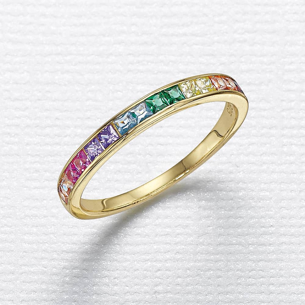Radiant Rainbow Ring