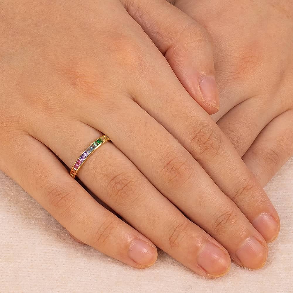 Radiant Rainbow Ring