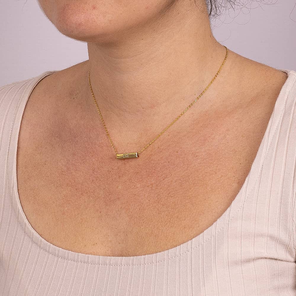 She Believed Gold-plated Pendant