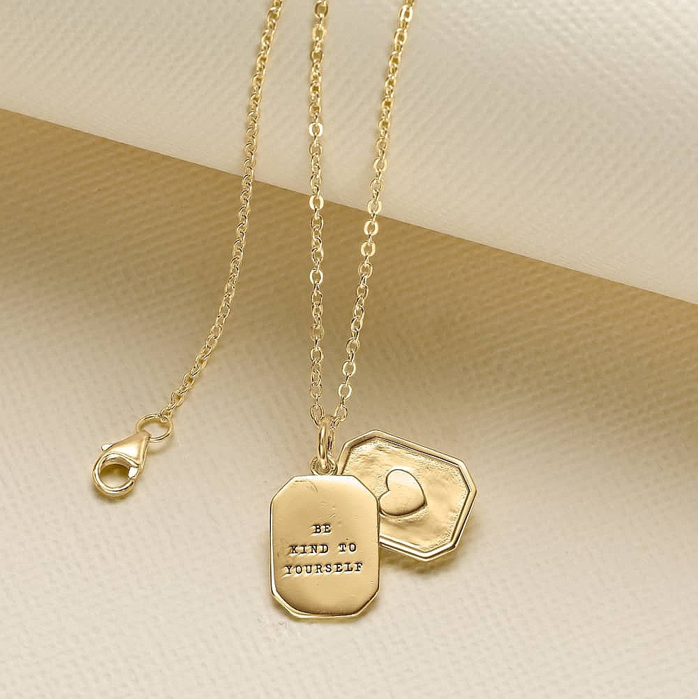 Be Kind Gold-plated Pendant