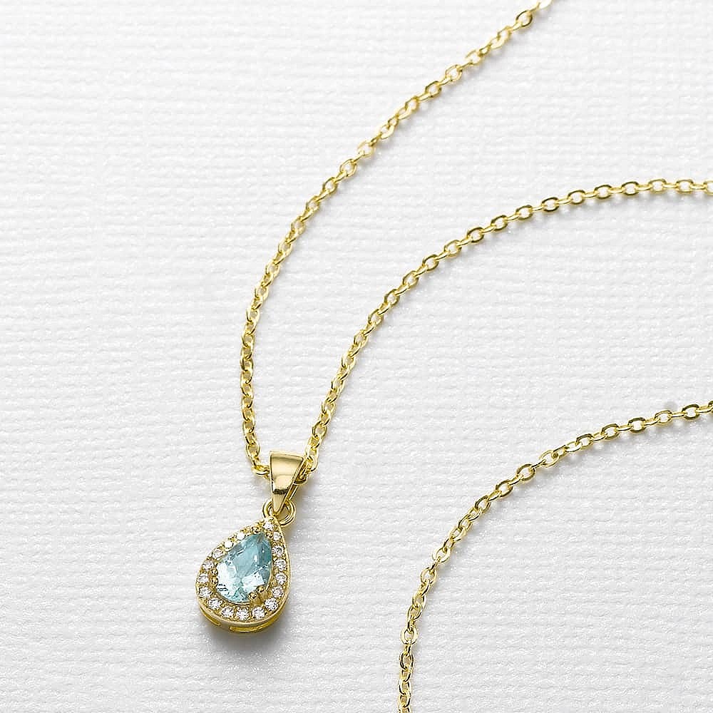 Clarity Calls Blue Topaz Pendant