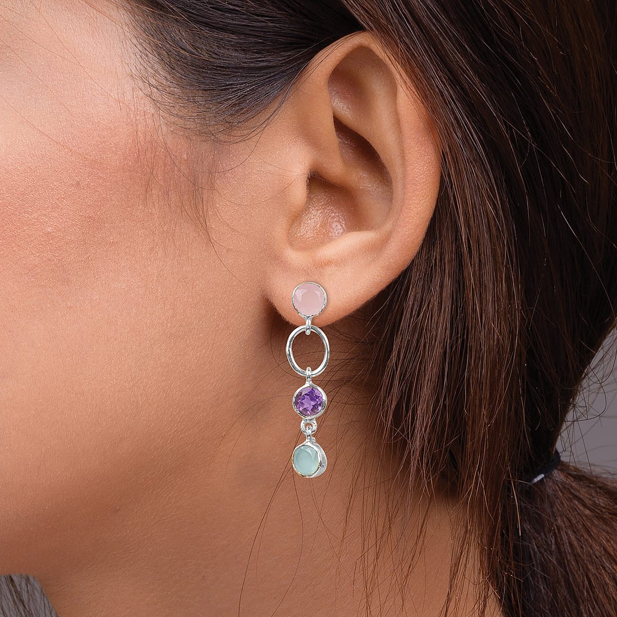 Morning has Broken Gemstone Earrings
