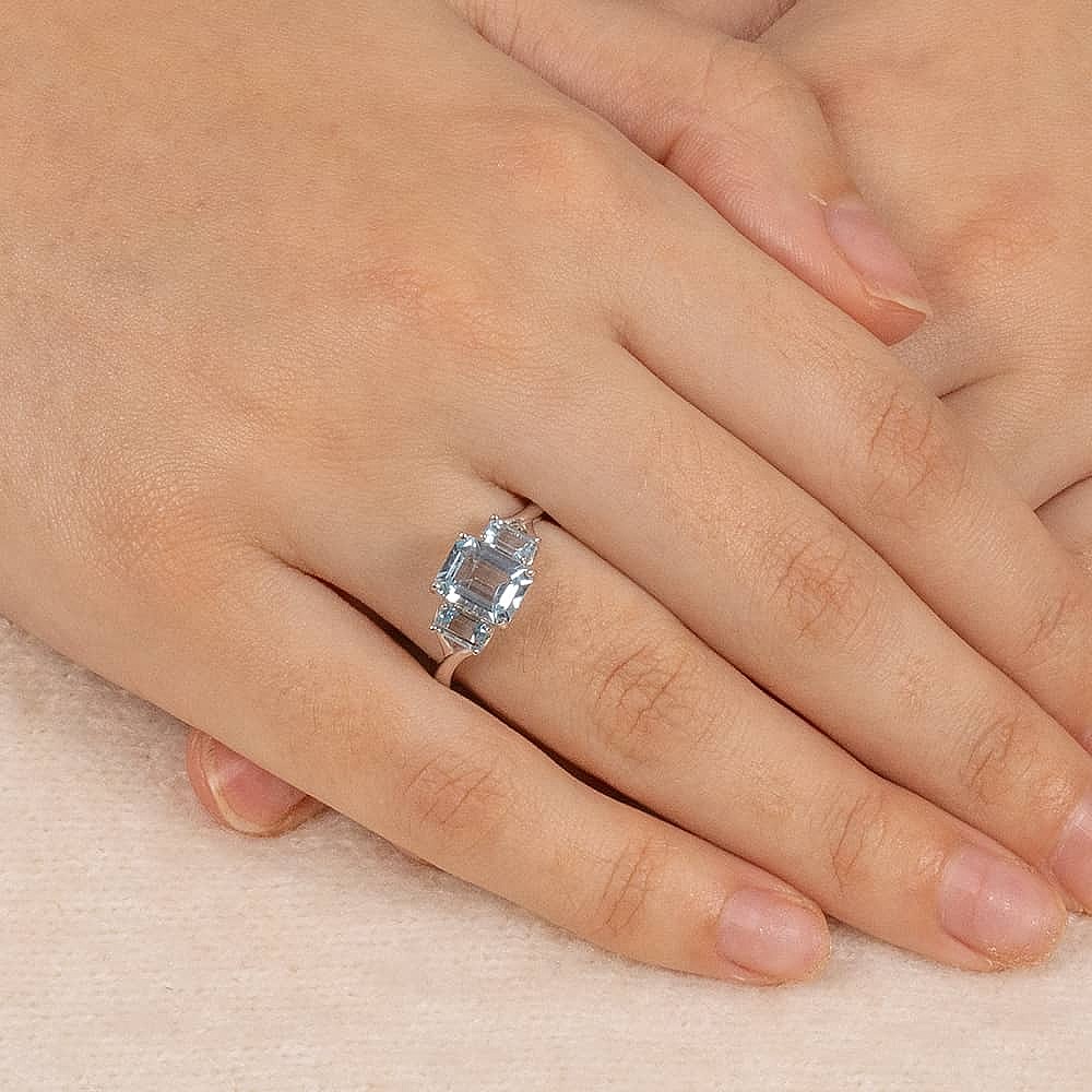Trust in Me Blue Topaz Ring