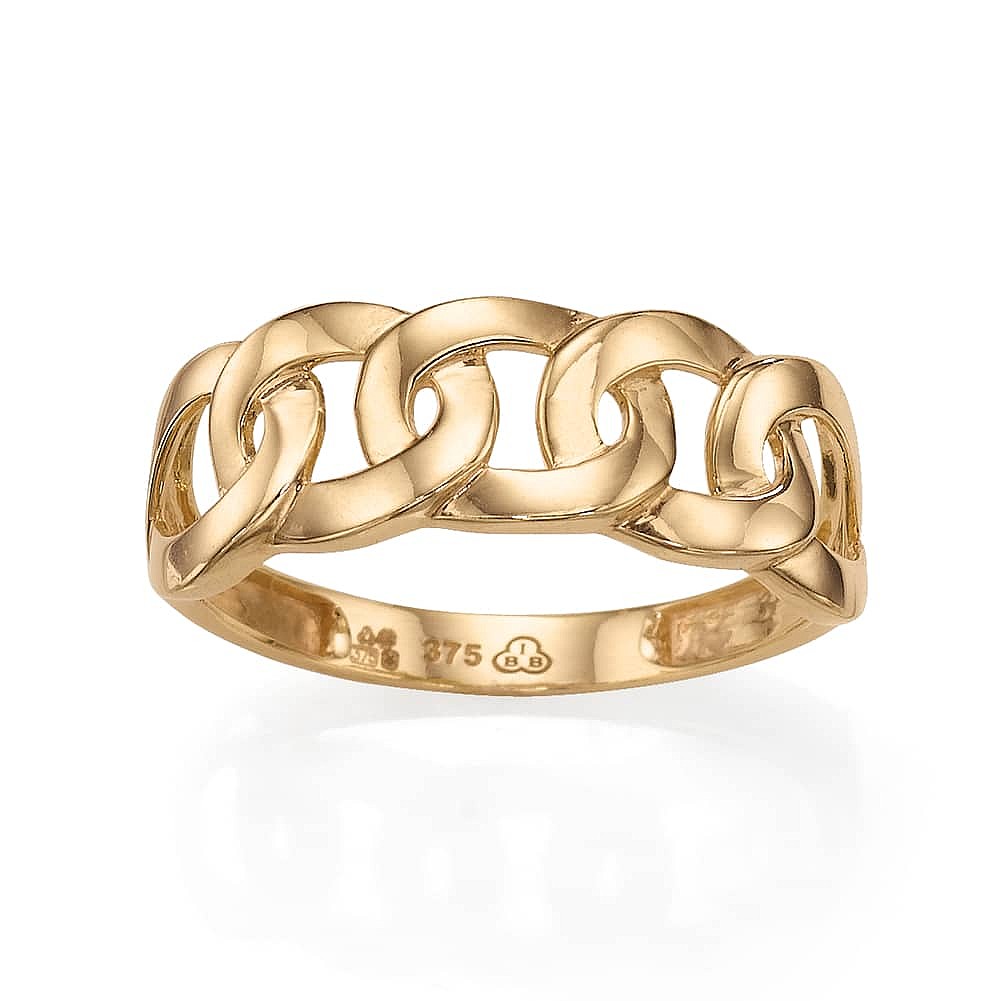 Brilliant Bonds Gold Ring