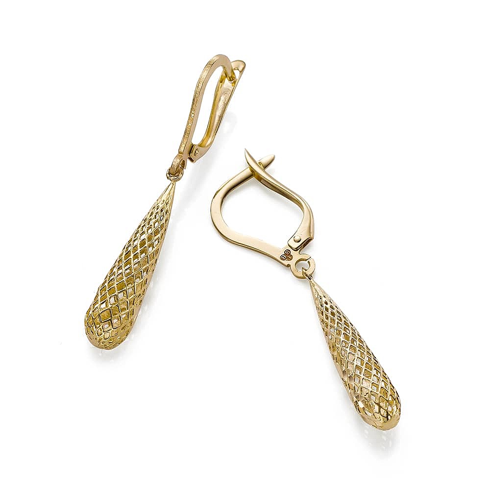 Gossamer Glow Gold Earrings