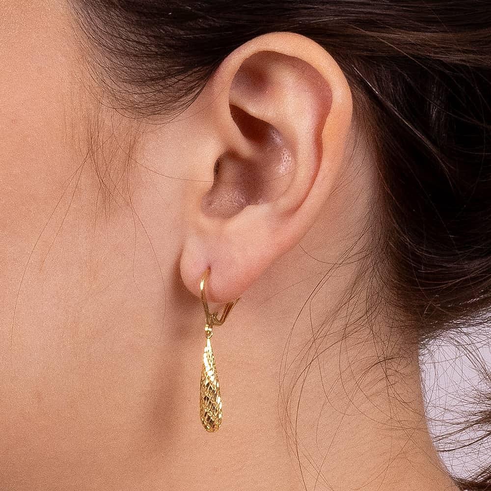 Gossamer Glow Gold Earrings