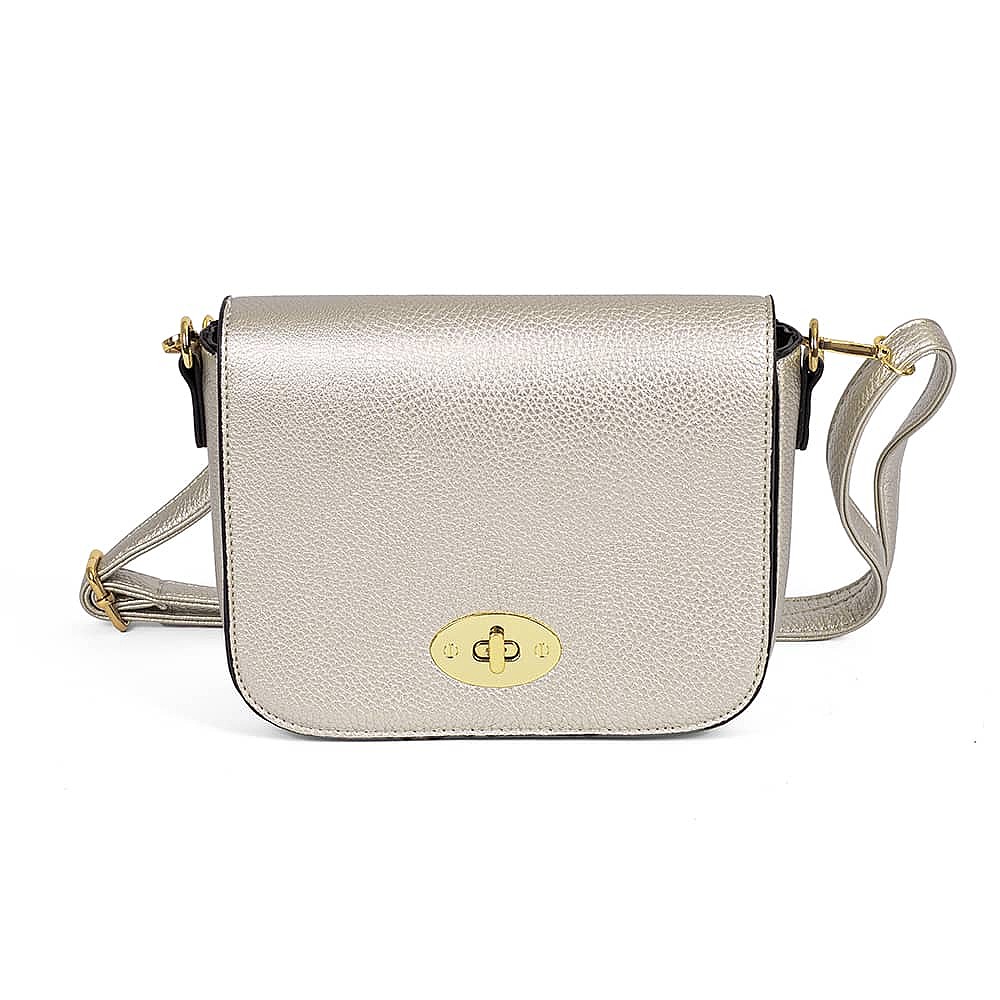 Silver Siren Faux Leather Bag