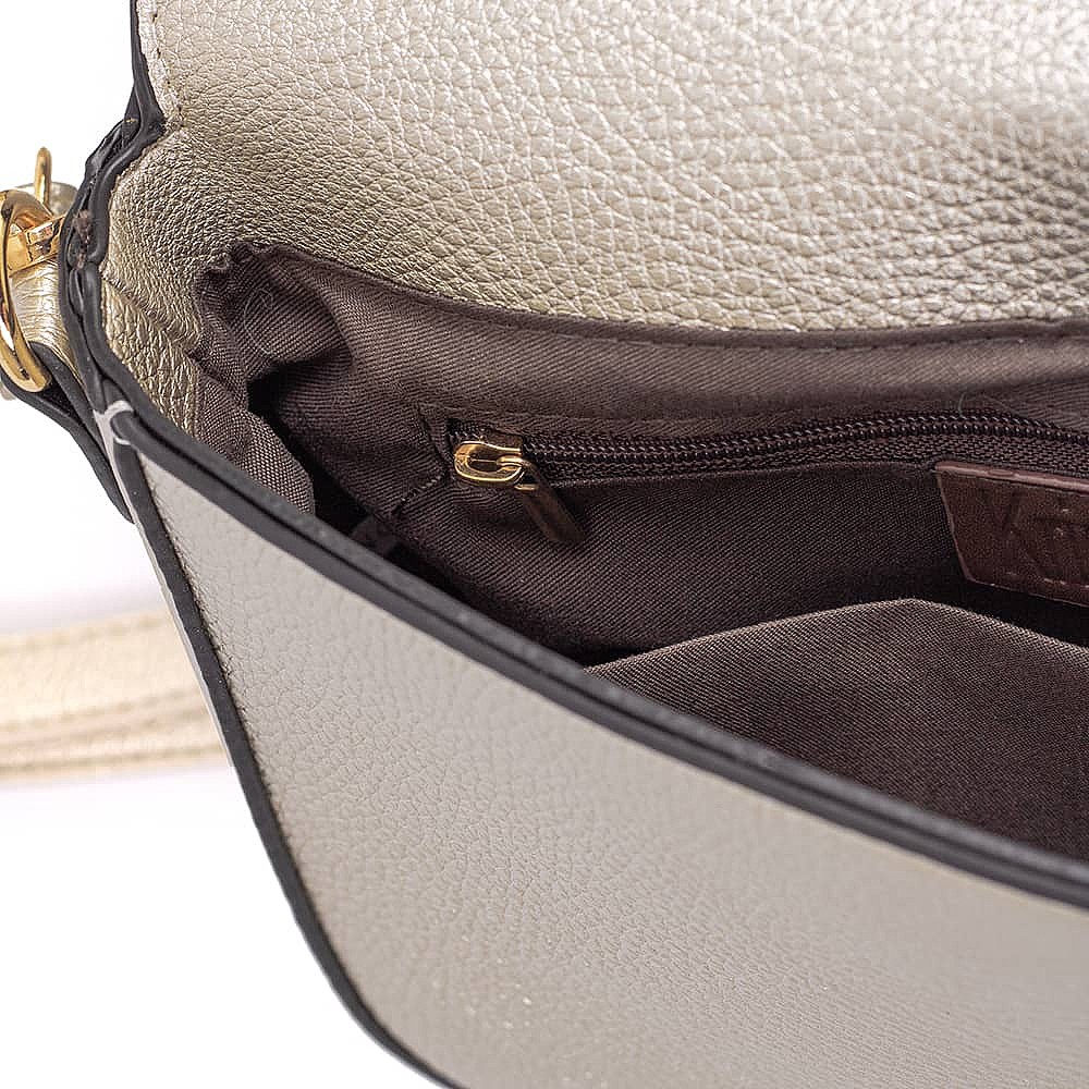 Silver Siren Faux Leather Bag