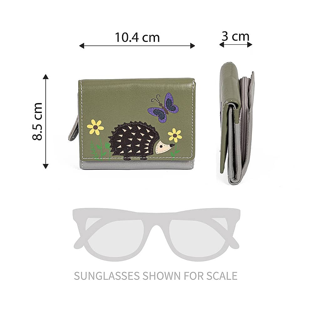 Over the Hedge Leather Purse