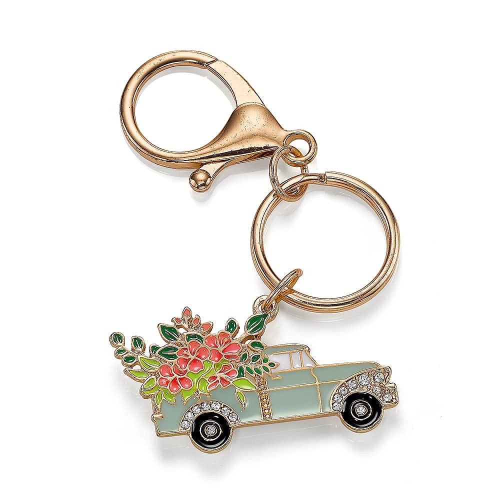 Pick-Up a Posy Key Ring